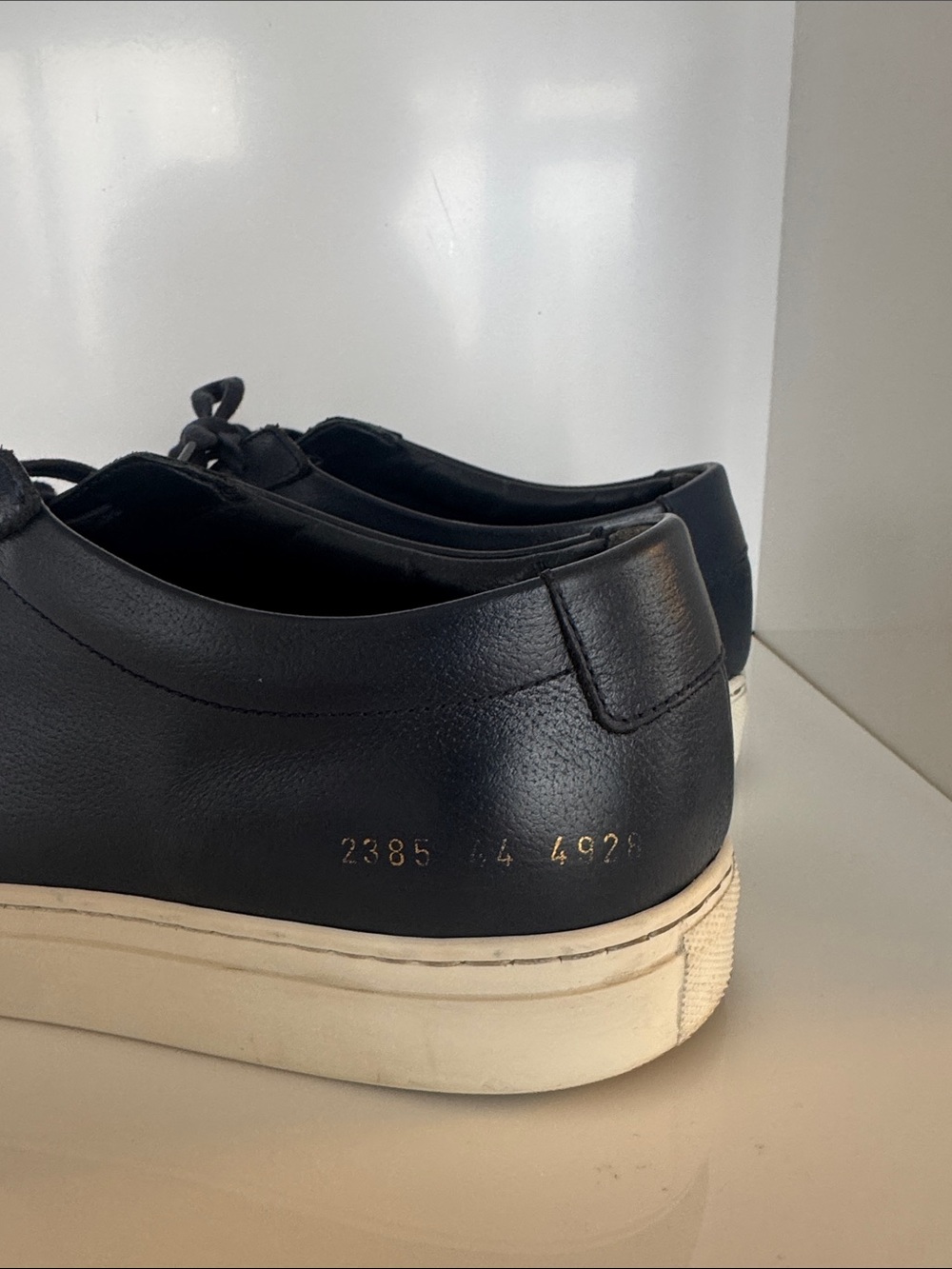 Common Projects | Blue Leather Sneakers - Picture 2 of 6